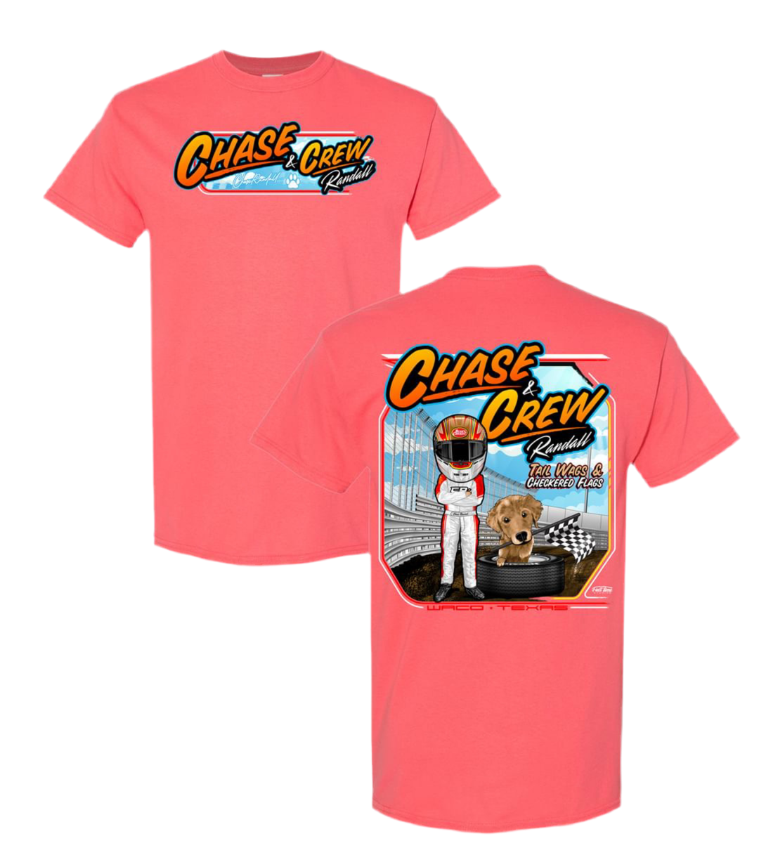 Youth Knoxville Chase and Crew T-Shirt - Coral Pink