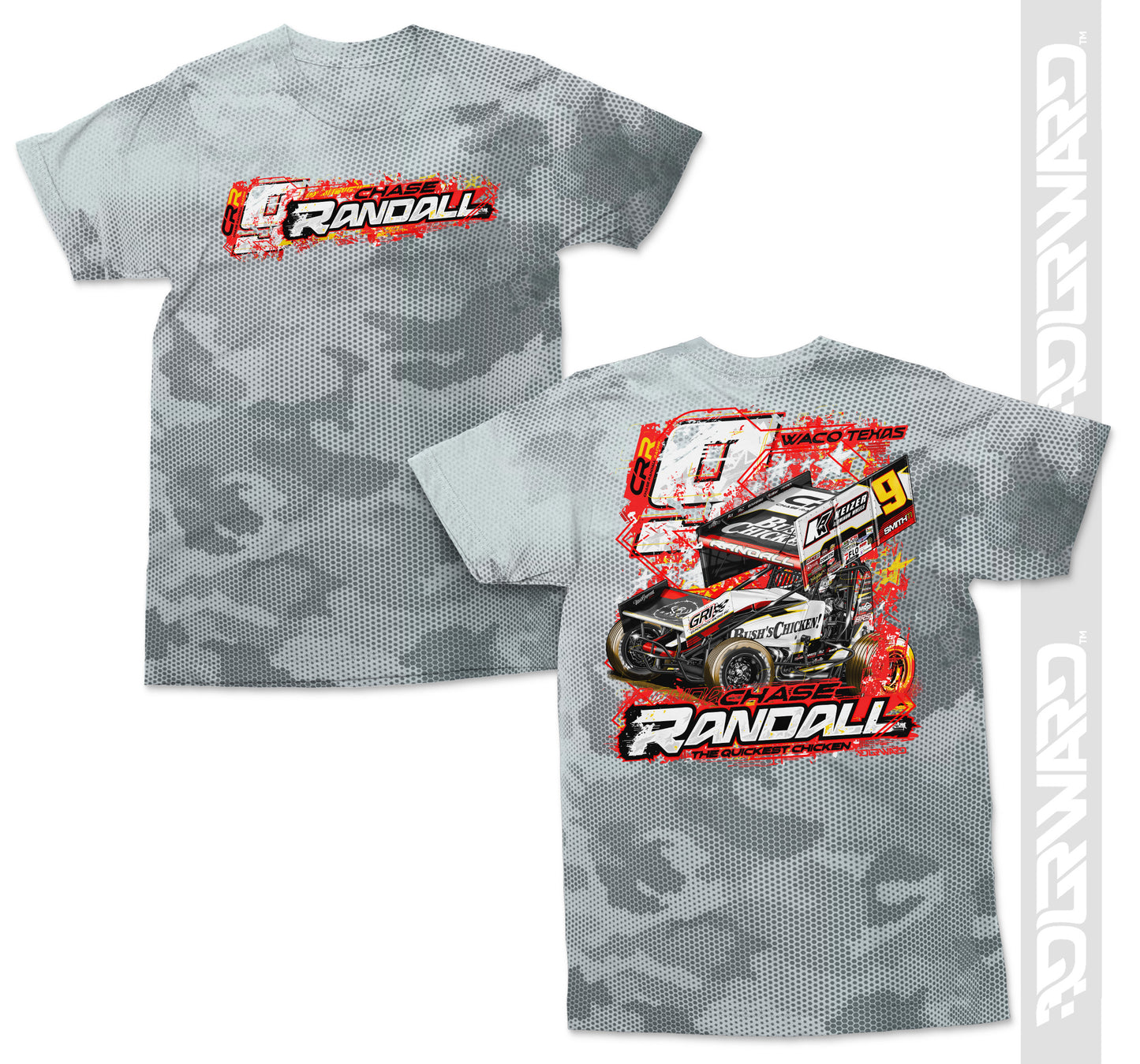 White Camo Dry-fit T-Shirt