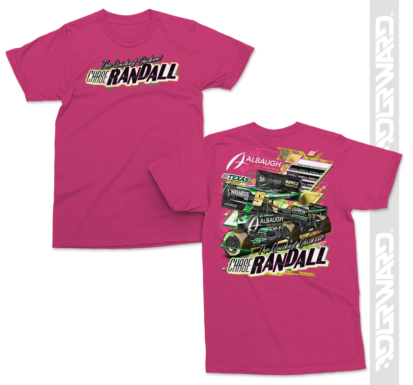 2025 Knoxville Nationals T-Shirt - Helicona Pink