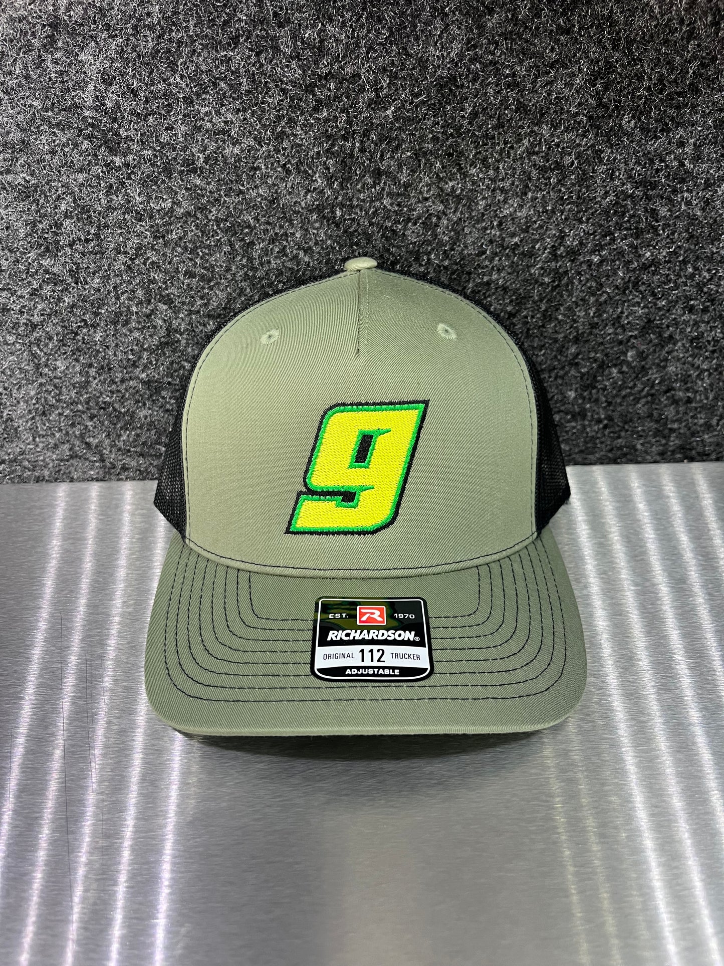 #9 MILITARY GREEN SNAPBACK