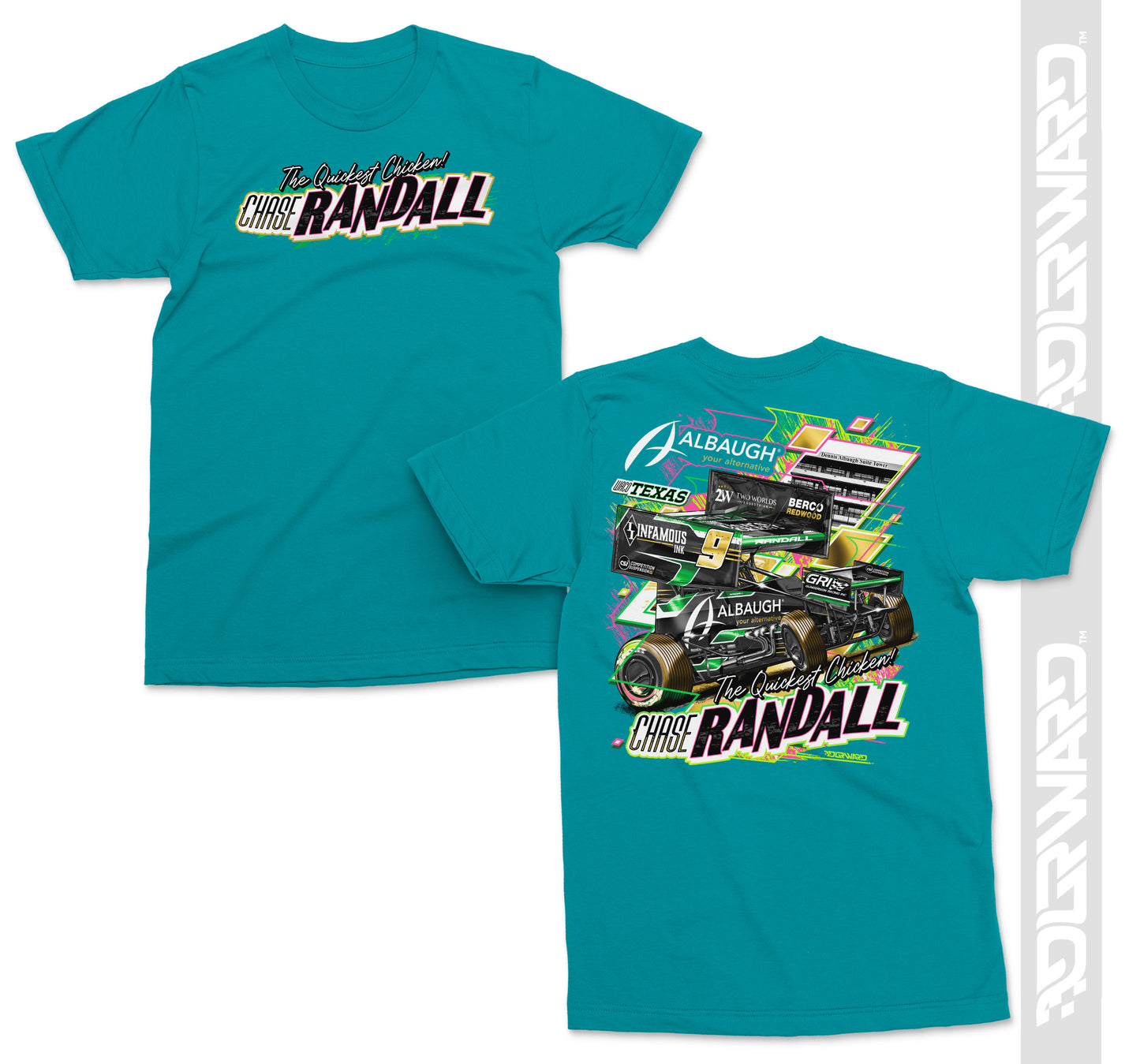 2025 Knoxville Nationals T-Shirt - Tropical Blue