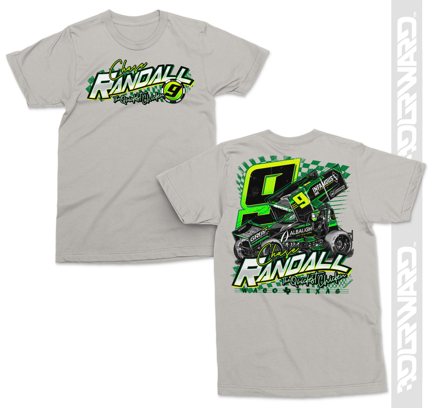 Neon Nine T-Shirt - Gravel