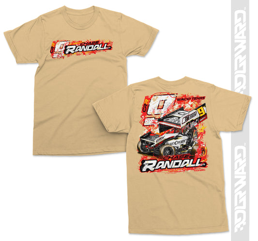 Back in Red T-Shirt - Yellow Haze