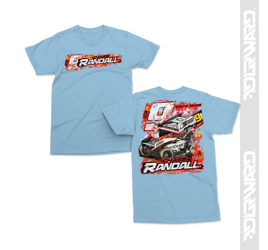 Youth Back in Red T-Shirt - Light Blue
