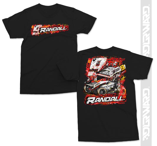 Back in Red T-Shirt - Black