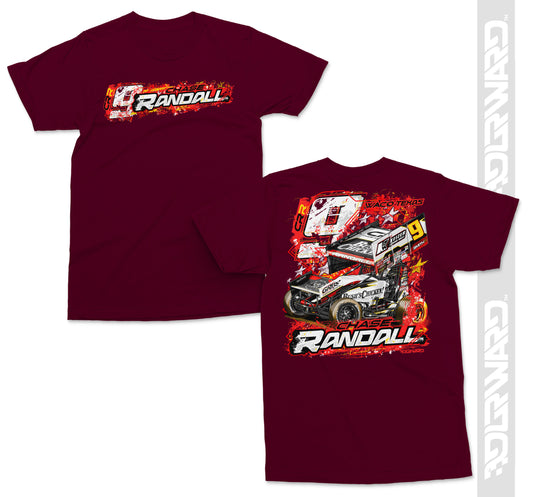 Back in Red T-Shirt - Maroon