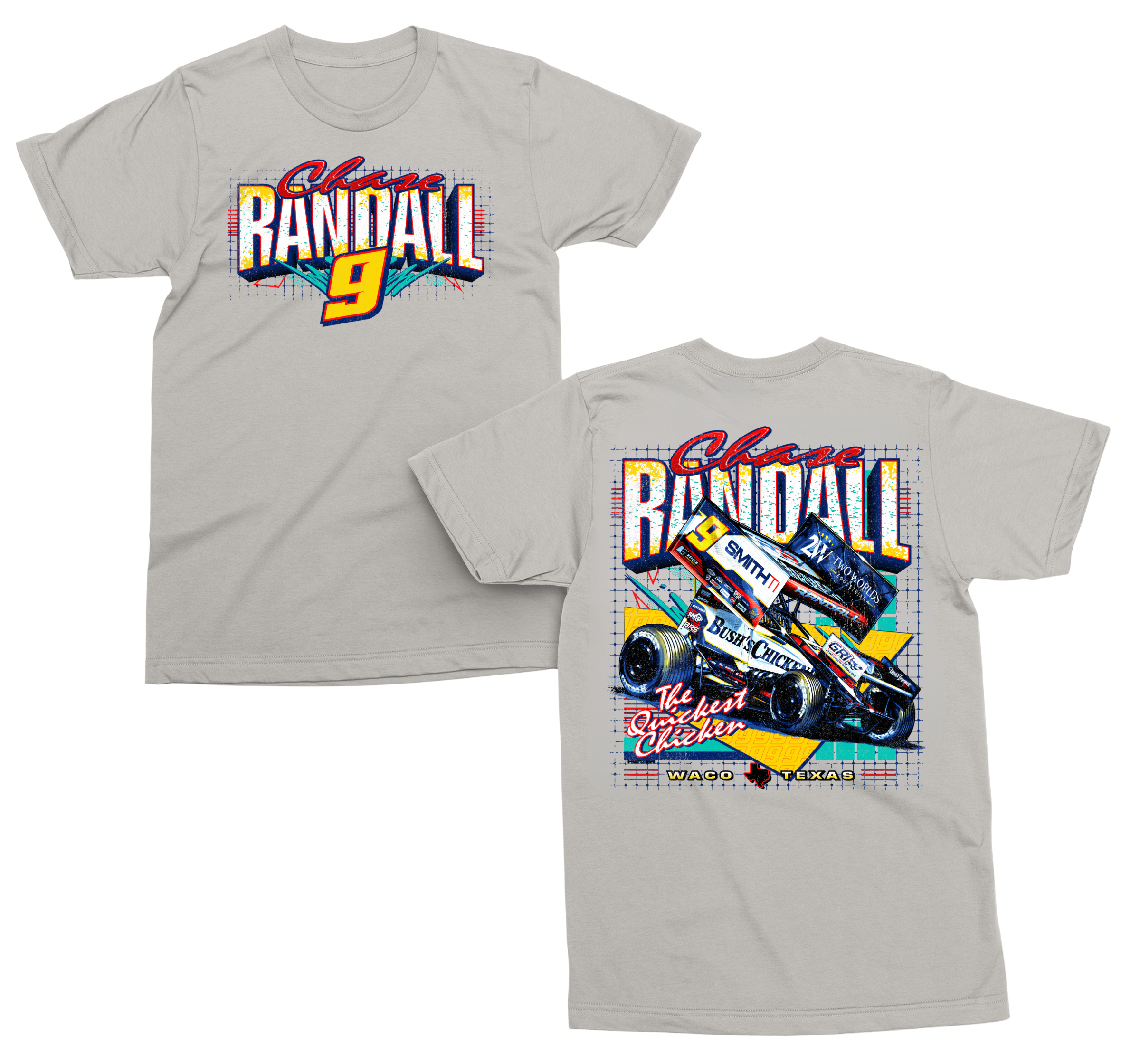 2026 T-Shirt - Ice Gray – Chase Randall Racing