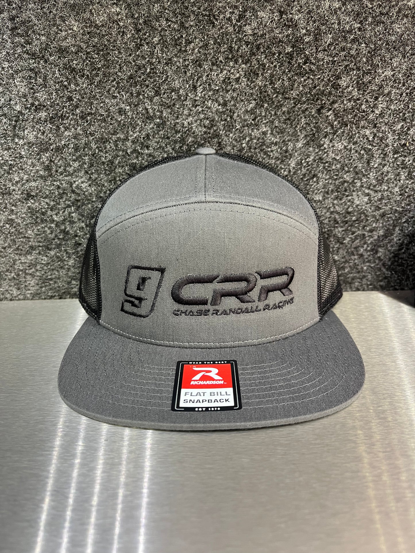 Richardson Flat Bill Hat Gray